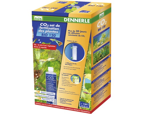 Emballage de kit de fertilisation au CO2 Dennerle Bio 120
