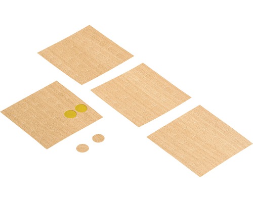 Möbelpflaster Buche Ø 14 mm, zum Verdecken von Bohrlöchern oder Kratzern