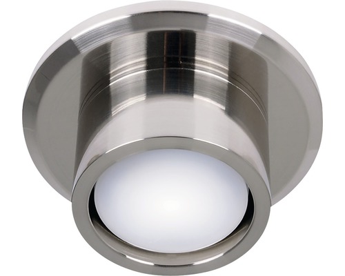 Kit d'éclairage LED Lucci acier inoxydable GX53 4,8W 510 lm 4000 K blanc neutre Plafonnier en métal avec source de lumière ronde