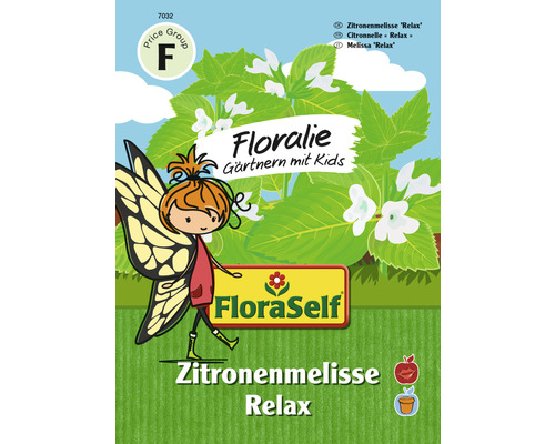 FloraSelf Floralie Gärtnern mit Kids Kräutersamen Zitronenmelisse 'Relax'