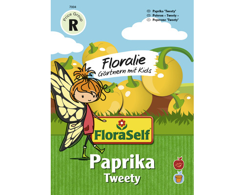 FloraSelf Floralie Gärtnern mit Kids Gemüsesamen Paprika 'Tweety'