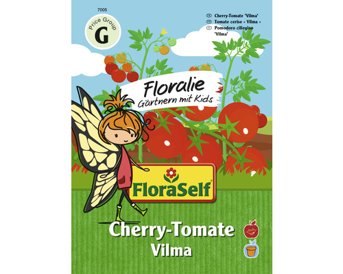 FloraSelf Floralie Gärtnern mit Kids Tomatensamen Cherry-Tomate ‘Vilma‘
