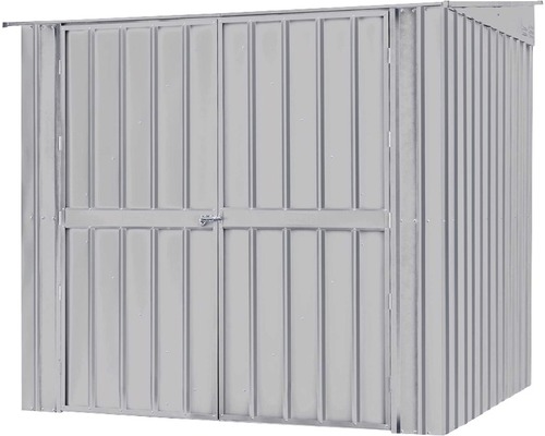 Abri de jardin en métal avec double porte