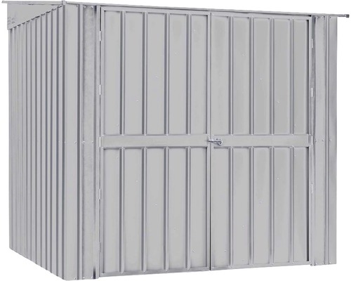 Abri de jardin métallique avec double porte