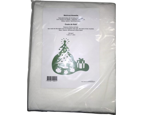 Weihnachtswatte 100 gr/m², weiss