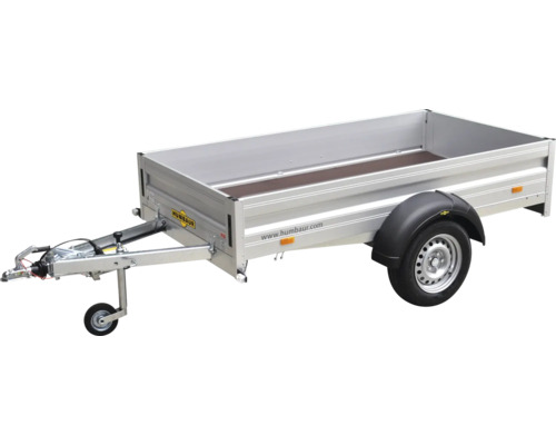 Remorque Humbaur, non freinée, avec ridelles