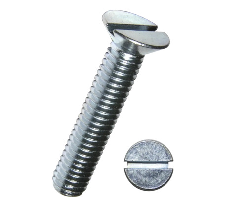 Dresselhaus Vis filetée tête fraisée encoche filetage complet 2,5 x 16 mm galvanisé 2000 pièces