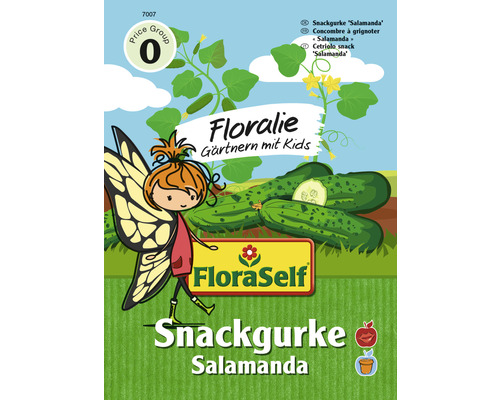 FloraSelf Floralie Gärtnern mit Kids Gemüsesamen Snackgurke 'Salamanda'