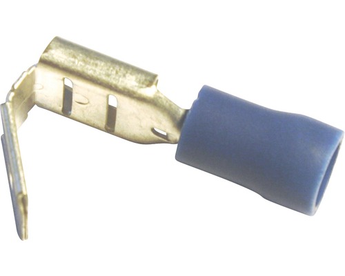 Connecteur plat bleu 6,3 mm 100 unités