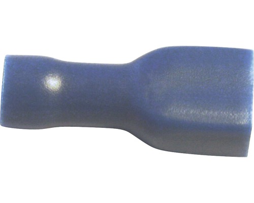 Douille plate à enficher isolée bleue 100 unités Connecteur de cosse de câble