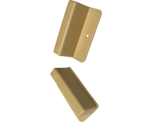 Deux profilés d''angle en plastique