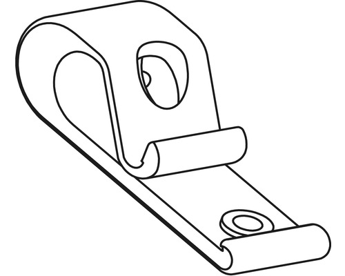 Rohrbefestigungsschelle zur Installation von Rohren