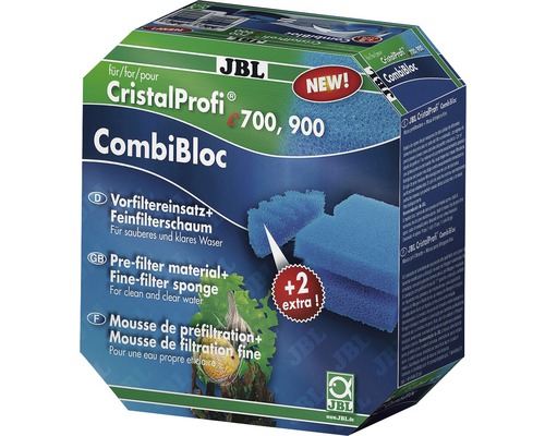 JBL Cristal Profi CombiBloc Vorfiltereinsatz und Feinfilterschaum Verpackung