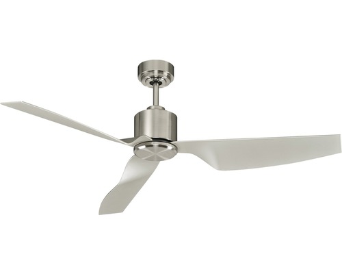 Ventilateur de plafond chrome brossé argent Lucci Air Airfusion Climate II Ø 127 cm avec télécommande, fonction été + hiver