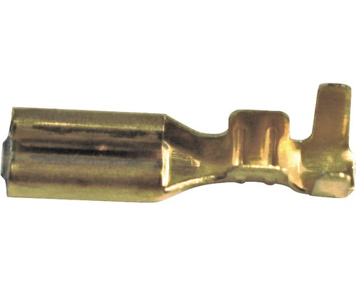 Douille plate à enficher avec cliquet 2,8 mm 100 unités Cosse plate femelle en métal
