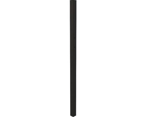 Klobenpfosten ALBERTS Chaussee/Circle/Guardian 8,9 x 8,9 x 180 cm schwarz Vierkant Holzpfosten
