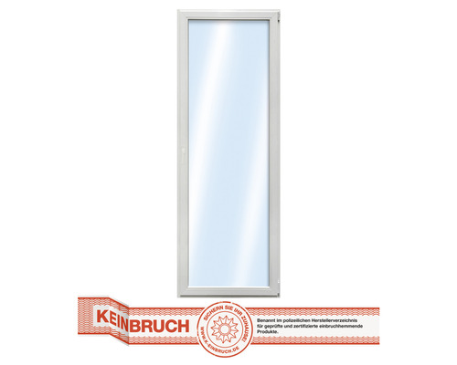 Kunststofffenster RC2 VSG ARON Basic weiss 650x1550 mm DIN Rechts