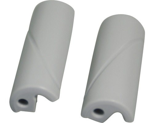 Fixation de sécurité pour connecteur de cordon en plastique gris
