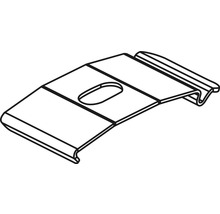 Deckenclip aus Aluminium 89 & 127 mm weiss-thumb-5