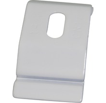 Deckenclip aus Aluminium 89 & 127 mm weiss-thumb-0