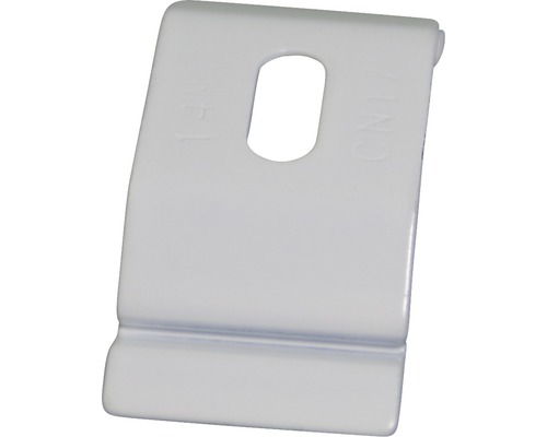 Deckenclip aus Aluminium 89 & 127 mm weiss-0