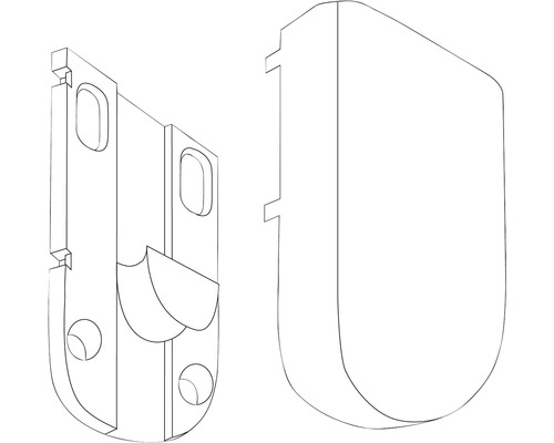 Zeichnung einer Möbelverbindung
