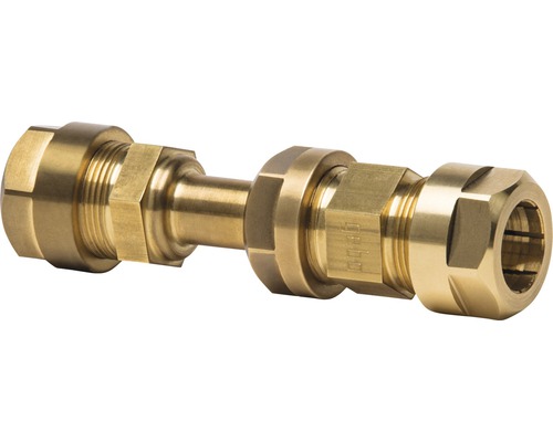 Raccord à compression connecteur GEBO Multigebo laiton 16,0 mm 14.320.02.16KIT Raccord double mamelon en laiton pour raccorder des tuyaux