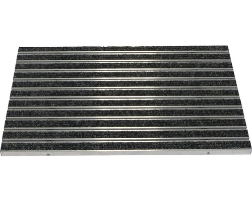 Paillasson en reps Wolfa 100x50 cm pour grille gratte pieds Paillasson en aluminium et textile