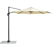 Parasol déporté avec mât et pied