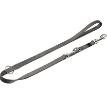 Verstellbare Hundeleine mit zwei Karabinern und Handschlaufe