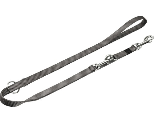 Laisse de dressage Karlie Art Sportiv Plus 25 mm 200 cm, gris