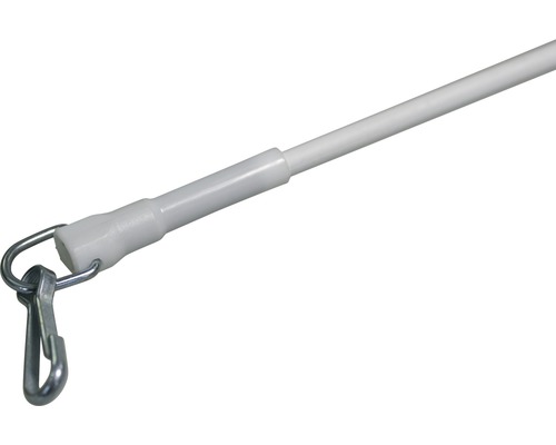Tige d'orientation en aluminium 125 cm blanc