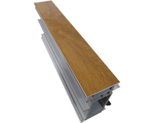 Profilé d’élargissement ARON Comfort 35 mm blanc/golden oak L : 1400 mm Profilé d’élargissement ARON Comfort 35 mm blanc/golden oak L : 1400 mm