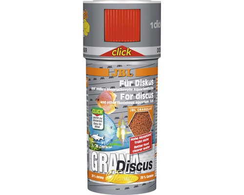 Nourriture pour poissons JBL GranoDiscus granulé 250 ml Aliment en granulés JBL pour poissons discus