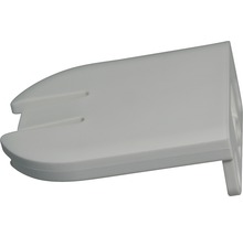 SOLUNA Montageträger für Welle 30 aus Aluminium weiss