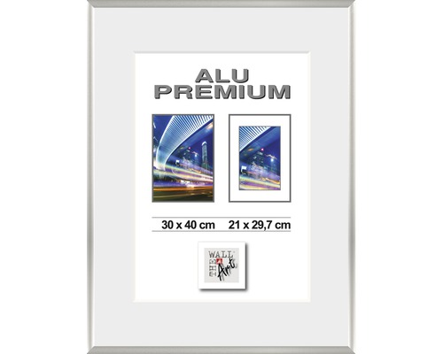 Bilderrahmen Alu Duo silber 30x40 cm