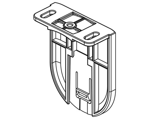 Kunststoff-Aufhängebeschlag für Hängeschränke