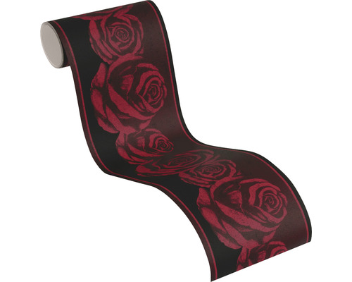 Bordure de papier peint avec motif de roses