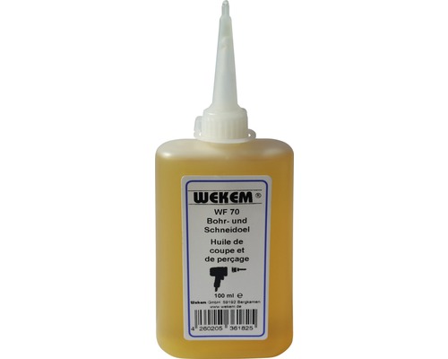 Huile de coupe et de perçage WS 70 WEKEM 100 ml WEKEM WF 70 huile de coupe et de perçage dans un flacon de 100 ml