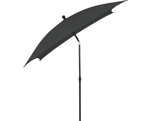 Parasol rectangulaire avec support en métal