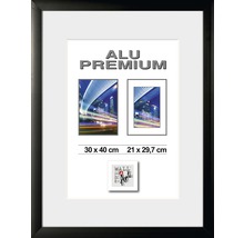 Cadre Alu Quattro noir 30x40 cm