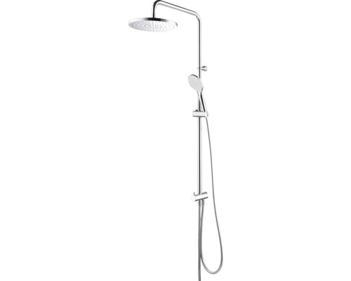 Système de douche AVITAL Tamina chrome avec inverseur