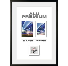 Cadre Alu Quattro noir 50x70 cm