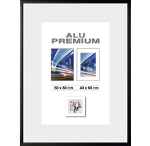 Cadre Alu Quattro noir 60x80 cm
