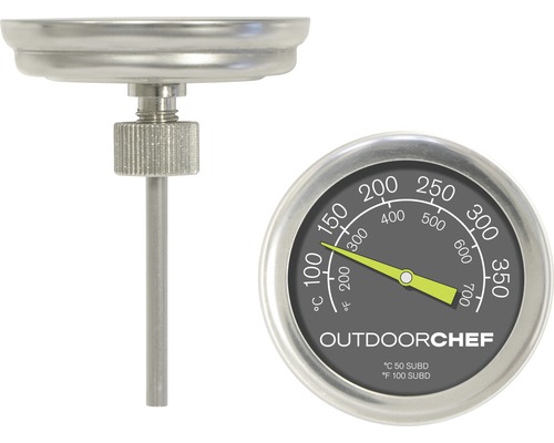 Grillthermometer OUTDOORCHEF silber