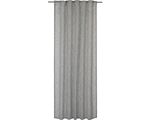 Rideau avec galon fronceur Selection gris 140x255 cm