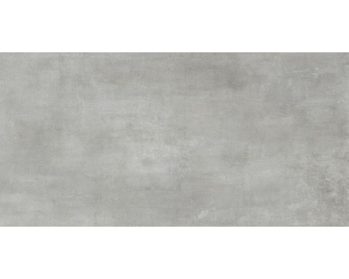 Carrelage pour mur et sol en grès cérame fin Smot Grey 60 x 120 cm rectifié