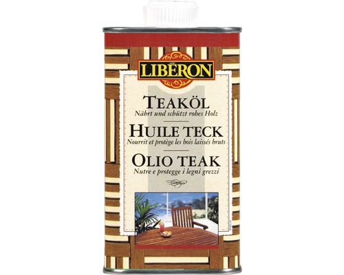 Huile de teck pour l''entretien du bois en bidon