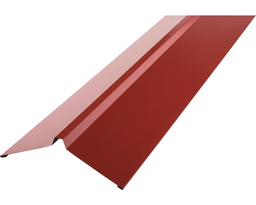 Faîtage droit pour tôle trapézoïdale brown red 95x95mm longueur : 1 m