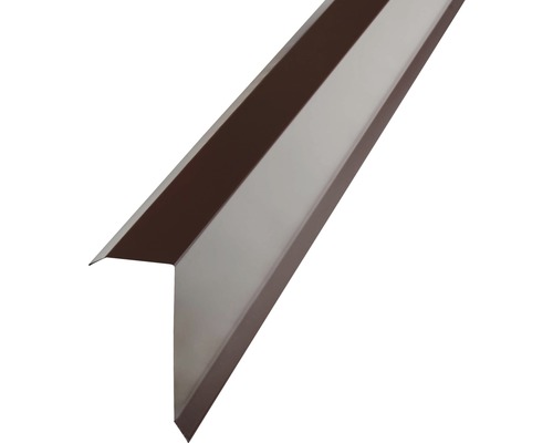 Angle pour tôle trapézoïdale H12 chocolate brown longueur : 1 m